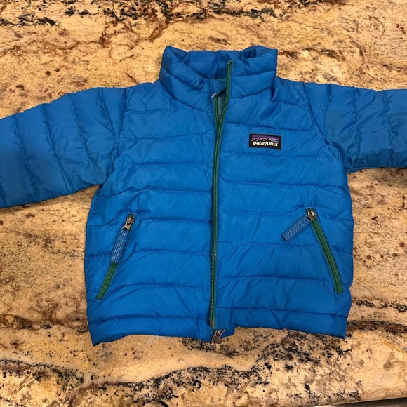 Patagonia Bright Blue Quilted Jacket - Picture 2 of 2